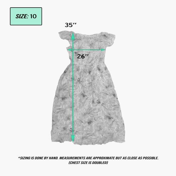 BEAUTEES Floral Flutter Sleeve Cocktail Sundress (Red/Beige/White | Size 10) - Picture 9 of 9